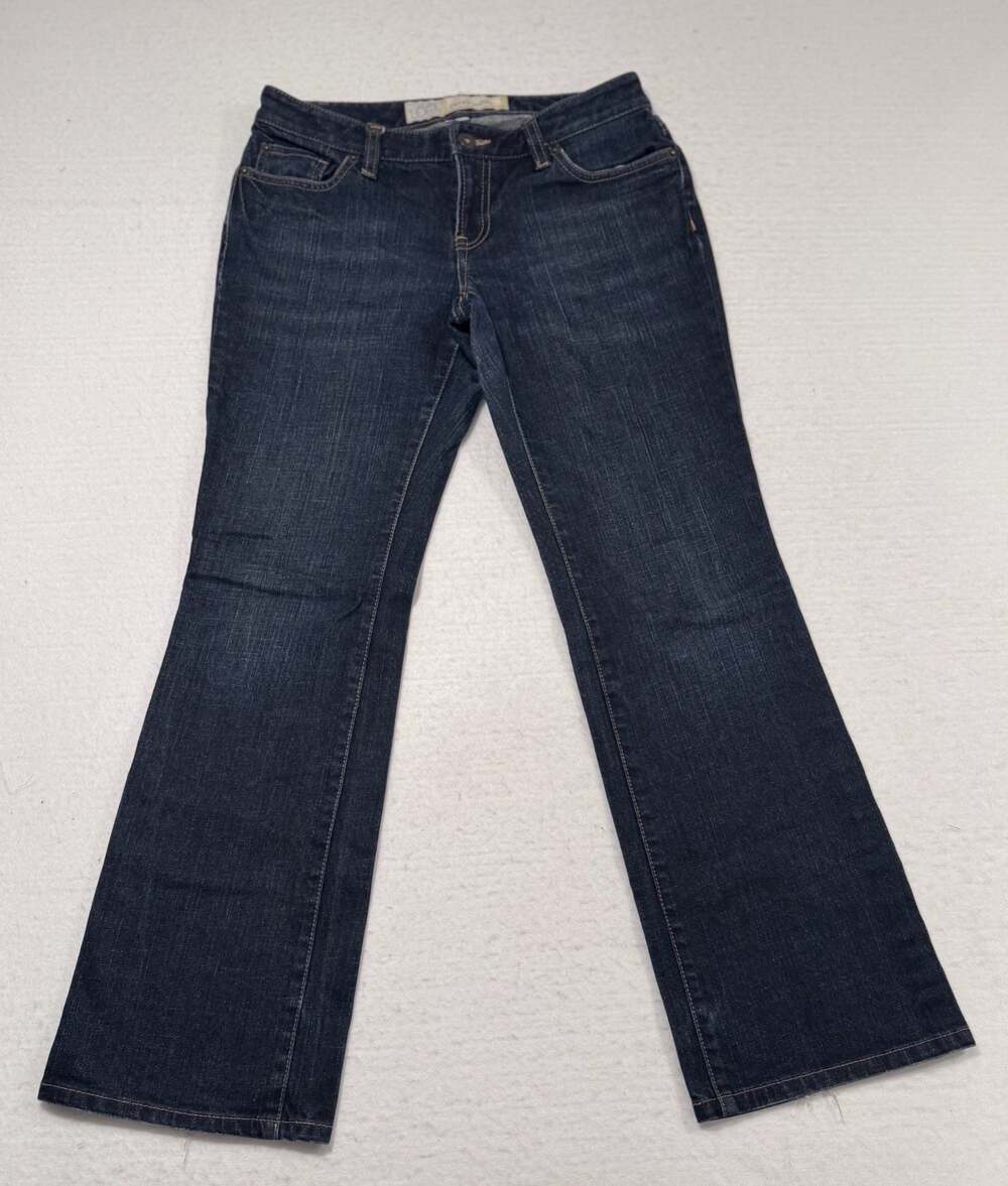 LOFT Ann Taylor Curvy Bootcut Jeans Dark Wash Size 4P Petite